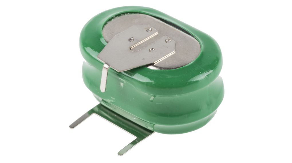 Rechargeable Button Cell Battery Pack, Ni-MH, 2.4V, 160mAh